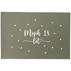 The Memo Book Spominska knjiga Mojih 18 let - ZELENA/zlata Cene