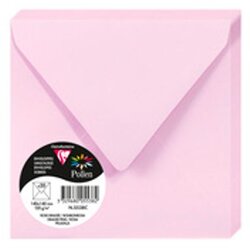 Clairefontaine kuverte Pollen 140x140mm 120gr pink 1/20 Cene