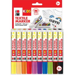 Marabu Markerji za tekstil KiDS, 10 x 3 ml, pretisni omot po 10 kosov, (21656055) Cene
