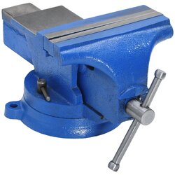 vidaXL Primež moder 150 mm lito železo Cene