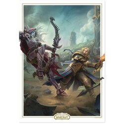 World of Warcraft art print Sylvanas i Anduin Wrynn, A3 Cene
