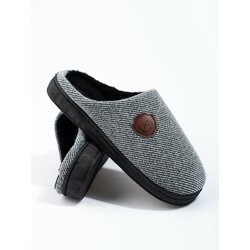 SHELOVET Men's grey slippers Cene