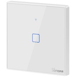 SONOFF T2-TX smart-home zidni prekidač, belo staklo sa led indikacijom, 86x86mm, rf 433MHz & wifi 2.4GHz kontrola, timer i smart scenarija, besplatna ewelink app, amazon alexa / google assistant & nest / ifttt Cene