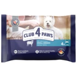 CLUB 4 PAWS C4P sos za pse jagnjetina Mini 4x85g Cene