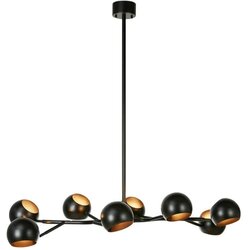 Markslöjd 108852 - Luster na šipci EDGAR 8xE14/40W/230V crna Cene