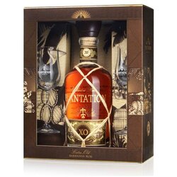 Plantation XO 20th Anniversary 40% rum box + dve čaše Cene