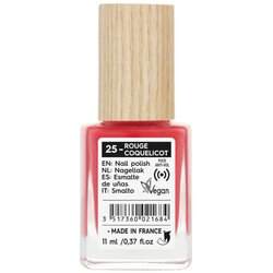 Sobioetic Lak za nohte Nagellack Natural Color - 25 Rouge Coquelicot Rdeča Cene