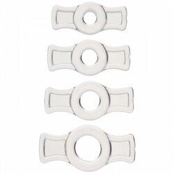 Titanmen Cockring Set Clear Cene