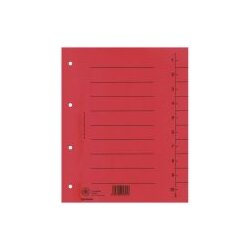 Pregrada kartonska A4 250g pk100 donau 8610001-04 crvena Cene