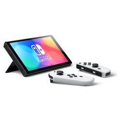 NINTENDO SWITCH OLED Console - White Joy-Con Cene