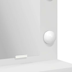 vidaXL Toaletni stol Bijeli MDF 50 x 41 x 135 cm Ogledalo Cijene
