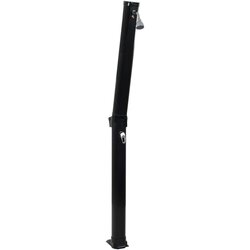 vidaXL Zložljiv solarni tuš 214 cm 23 L črn Cene