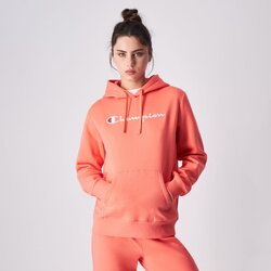 Champion Women‘s Big Logo Slim Fit Hoodie Red S Cene