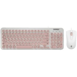  Tastatura + miš Everest KM-01K Pink USB BiH layout Cene