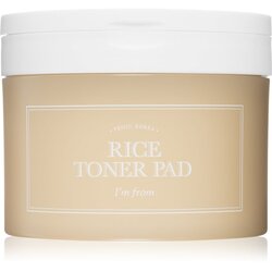 I'm from Rice Toner Pad tonizirajoče blazinice za posvetlitev in zgladitev kože 60 kos Cene