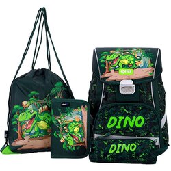 ABC123 Prvošolski set Zeleni Dino (4-delni) Cene