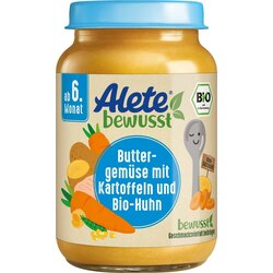 Alete Bio maslena zelenjava s krompirjem in bio piščancem - 190 g Cene