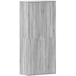 Kabinet Omara za čevlje Siva Sonoma 80x39x180 cm Inženirski les Cene