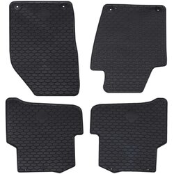 vidaXL Avto preproga 4 pcs Črna Primerna za FABIA III 2014-2022 Guma, (5000204218) Cene