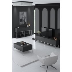 Hanah home lord - anthracite, silver anthracitesilver living room furniture set Cene