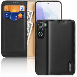 Etui ovitek Genuine Leather za Samsung Galaxy S22 + črn Cene