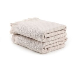 Mia. beige beige wash towel set (2 pieces) Cene