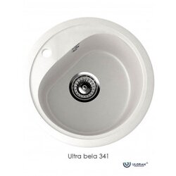 Ulgran granitna sudopera okrugla U-700 341 Ultra bela Cene