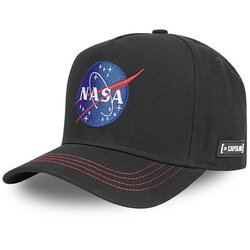 Capslab Pamučna kapa za djecu X Nasa boja: crna, s aplikacijom Cene