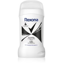 Rexona Invisible Black&White trdi antiperspirant proti belim madežem 50 ml Cene