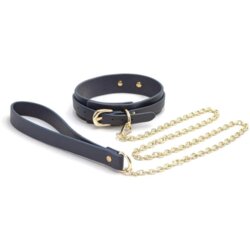 Ns Novelties Bondage Couture Collar & Leash Cene