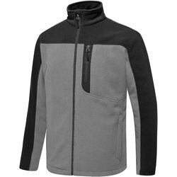 Dewberry 10914 Zippered Mens Fleece Jacket-DARK GREY Cene