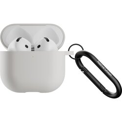 NATIVE UNION Native Union, Silikonski ovitek za AirPods 4 s kovinskim karabinom, Siva, (5000227521) Cene