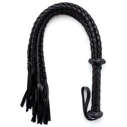 Fetish Addict Braided Flogger 75cm Black Cene