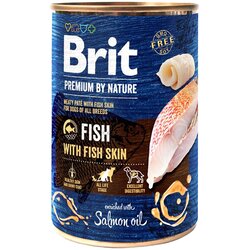 Brit Premium by Nature 6 x 400 g - Ribe z ribjo kožo Cene