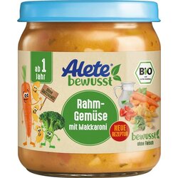 Alete Bio kremna zelenjava z makaroni - 250 g Cene