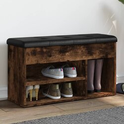 vidaXL klupa za cipele boja hrasta 82 x 32 x 45 5 cm konstruirano drvo Cijene