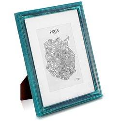 Casa Chic Lancaster, okvir za slike, pravokoten, za fotografije 24,8 x 19,3 cm, mat, les Cene