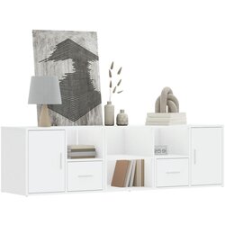 vidaXL kutni ormarić bijeli 160 x 40 x 45 cm od konstruiranog drva Cijene