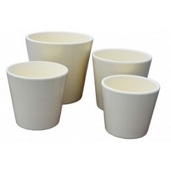 Kerbek saksija manhattan 13.5cm uni krem ( ke D10/135/003 ) ke D10/135/003 Cene