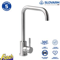 Slovarm Slavina za sudoperu INOX (2 cevi) "L" - Slovarm 486001 Cene