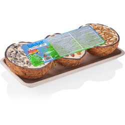 Lillebro ljuske kokosa punjena sjemenkama za ptice - 3 komada od 600 g Cene