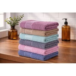 Figure Multicolor Hand Towel Set (6 Pieces) Cene
