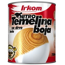Irkom NITRO TEMELJNA BOJA ZA DRVO BIJELA 0,75L Cene
