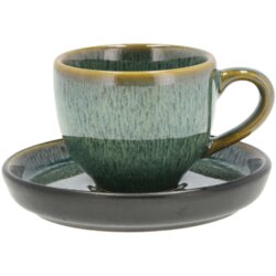 Bitz Zelena keramička šalica za espresso 70 ml Green/Black – Cene