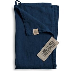Lovely Linen kuhinjska krpa - midnight blue Cene