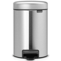 Brabantia kanta za smeće s pedalom newicon 3 l s plastičnim unutarnjim dijelom - matt steel Cijene