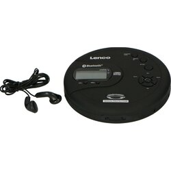 Lenco CD-300BK - Tragbarer Bluetooth® CD-MP3-Player mit Anti-Shock prijenosni CD player Cene