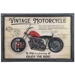 Signes Grimalt Ure Motociklistična Stenska Ura Bež Cene
