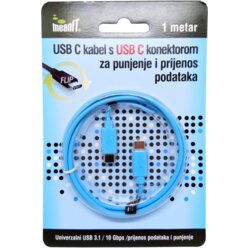 Meanit USB kabl za pametni telefon USB C/USB C 1m Cijene