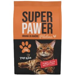 SUPER PAWER Hrana za mačke SUHA 1 KG PILETINA Cene